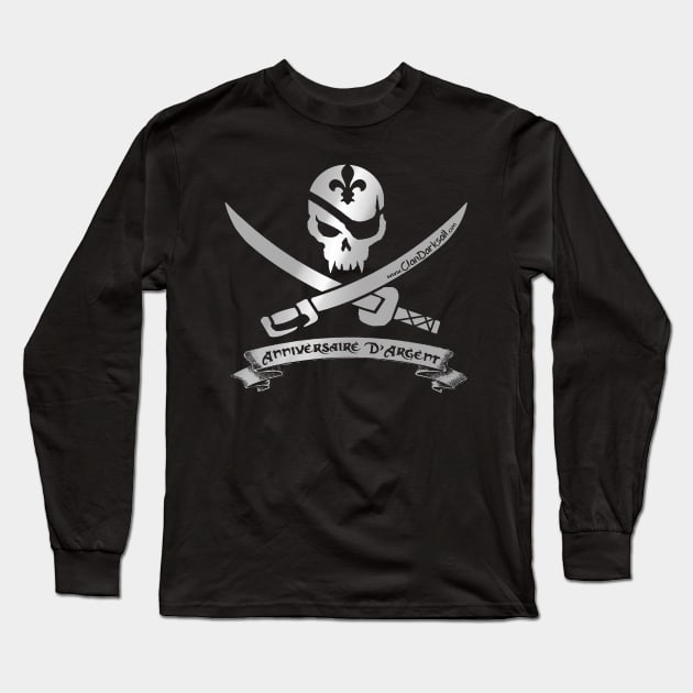 Darksail Silver Anniversary T-shirt Long Sleeve T-Shirt by Clan Darksail